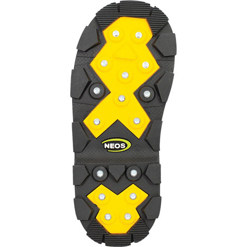 Voyager Glacier Trek Cleats Overshoes with Heels, Nylon/Polyurethane, Buckle, Fits Men's 5 - 6.5/Women's 6 - 8 Groupe Belzile Dickner