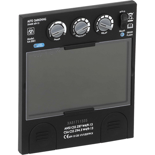 Filtre dobscurcissement automatique large &agrave; intensit&eacute; variable Advantage Plus, 5-1/4" la x 4-1/2" h Champ de vision, Pour utilisation avec S26200 Groupe Belzile Dickner