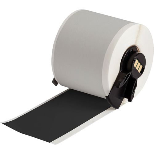 Ruban adh&eacute;sif permanent toutes saisons pour &eacute;tiquettes, Vinyle, Noir, Largeur de 2" Groupe Belzile Dickner