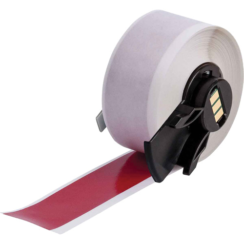 Multi-Purpose Label Tape, Vinyl, Red, 1" Width Groupe Belzile Dickner