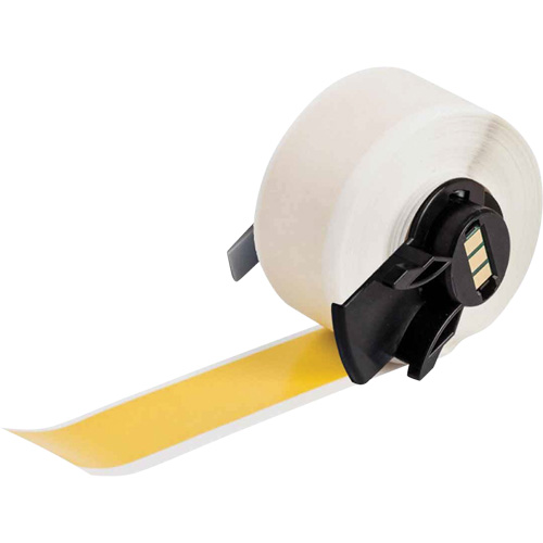 Multi-Purpose Label Tape, Vinyl, Yellow, 1.9" Width Groupe Belzile Dickner