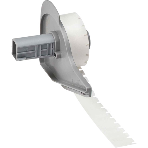 Harsh Environment Multi-Purpose Labels, Polyester, 0.35" L x 0.2" H, Black on Clear Groupe Belzile Dickner