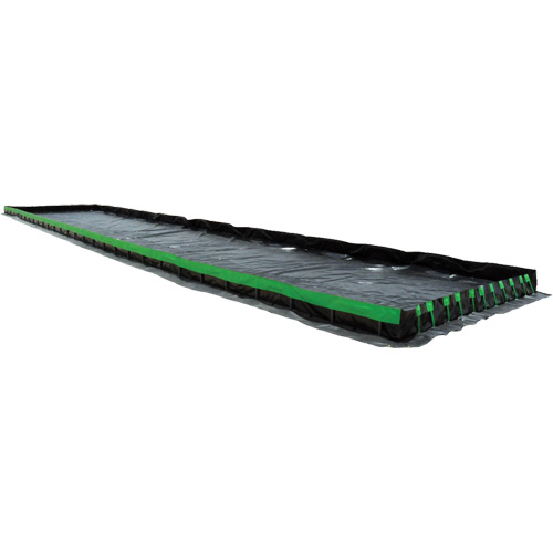 Ultimate Copolymer 2000 Ultra-Containment Berm&reg;, 2333 US gal. Capacity, 12' W x 26' L x 12" H, Hinge Bracket Groupe Belzile Dickner