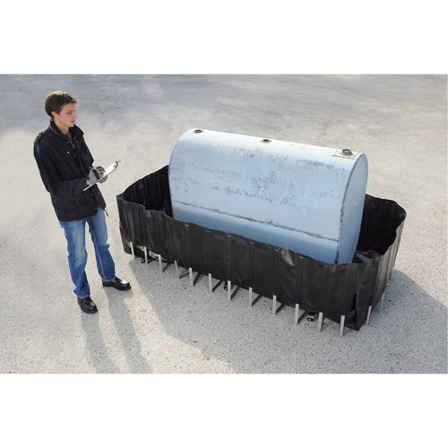 Ultra-275 Containment Sump&reg; Flexible Fuel Tank Container without Drain, 102" L x 48" W, 400 US gal. Capacity Groupe Belzile Dickner