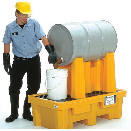 Syst&egrave;me de confinement Ultra-Drum pour 1 baril avec drain, 52" lo x 29" la x 49,5" ha, 750 gal. US Capacit&eacute; Groupe Belzile Dickner