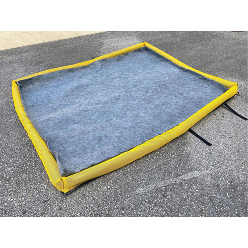 Large Ultra-Filter Pad, 3.3 US gal. Capacity, 5' W x 4' L x 3" H, Foam Wall Groupe Belzile Dickner