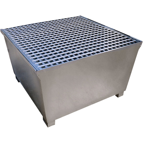 Steel Ultra-IBC Spill Pallet&reg;, 370 US gal. Spill Capacity, 57.6" x 34.7" x 56.9" Groupe Belzile Dickner