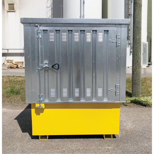 Couvercle rigide en acier Ultra-IBC, 71,1" lo x 83,1" la x 66,3" h, Capacit&eacute; de charge 5640 lb Groupe Belzile Dickner