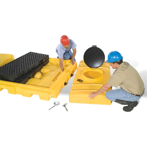 R&eacute;servoir dexpansion pour Ultra-Modular IBC Spill Pallets Groupe Belzile Dickner