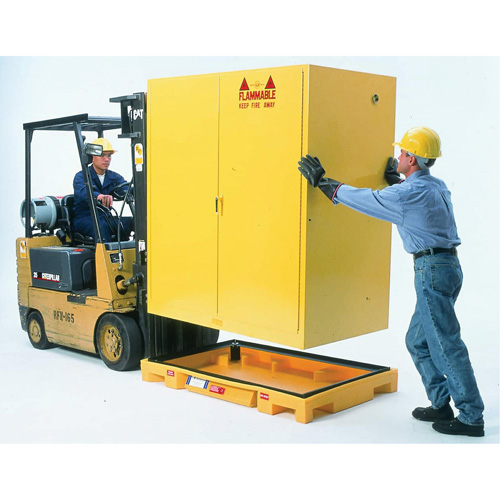 Double Drum Ultra-Safety Cabinet Bladder System&reg;, 63" L x 38.5" W x 6.3" H, 3000 lbs. Load Capacity Groupe Belzile Dickner
