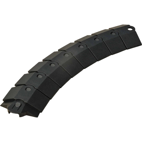 Small Ultra-Sidewinder Cable Protection System&reg; with Endcaps, 39.5" x 3" x 0.8", 2000 lbs. (1 tons) Groupe Belzile Dickner