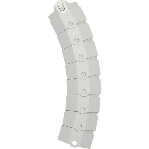 Small Ultra-Sidewinder Cable Protection System&reg; with Endcaps, 39.5" x 3" x 0.8", 2000 lbs. (1 tons) Groupe Belzile Dickner