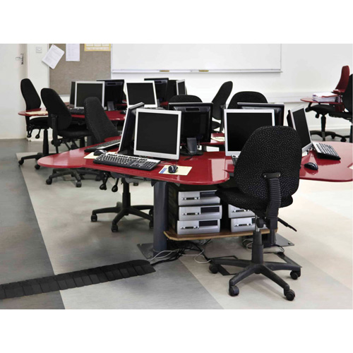 Medium Ultra-Sidewinder Cable Protection System&reg; with Endcaps, 33" x 9.8" x 1.4", 260 lbs. (0.13 tons) Groupe Belzile Dickner