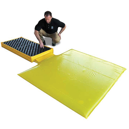 Ultra-Spill Deck flexible, &agrave; vessie, 2 barils, Capacit&eacute; de d&eacute;versement 88 gal. US, 48" x 27" x 5" Groupe Belzile Dickner