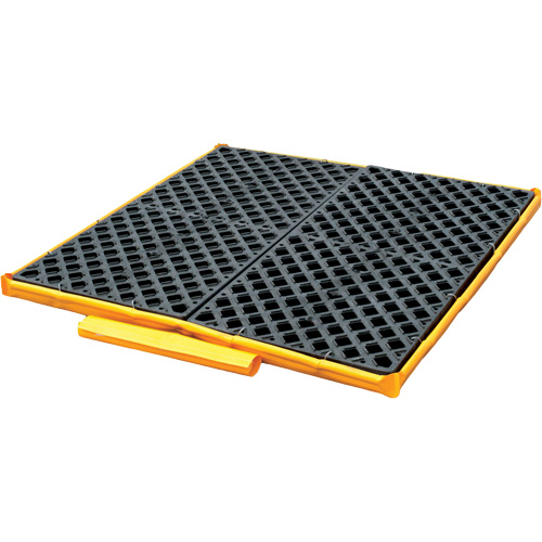 4-Drum Flexible Ultra-Spill Deck&reg; Bladder System, 110 US gal. Spill Capacity, 51" x 48" x 5" Groupe Belzile Dickner