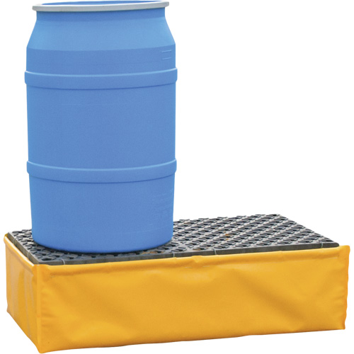 2-Drum Flexible Ultra-Spill Pallet&reg;, 66 US gal. Spill Capacity, 48" x 24" x 14" Groupe Belzile Dickner