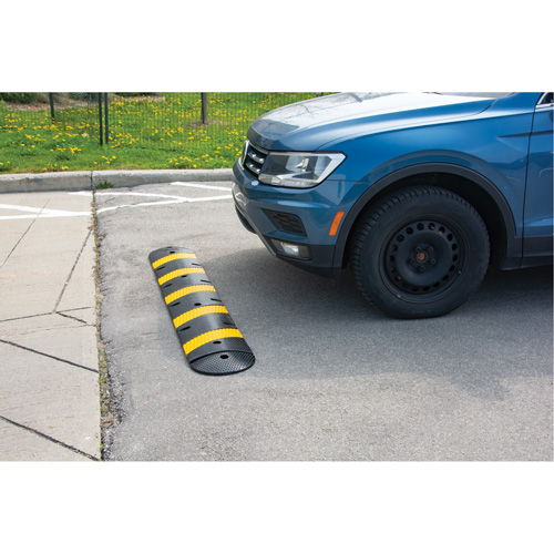 Speed Bump Kit, Rubber, 4' L x 11" W x 2" H Groupe Belzile Dickner
