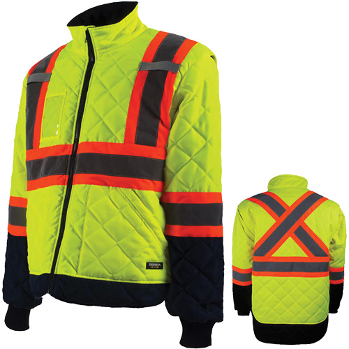 Freezer Jacket, Polyester, High Visibility Orange, X-Large Groupe Belzile Dickner