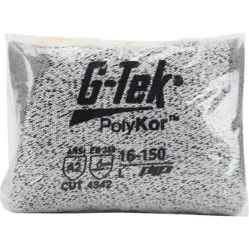 Gants r&eacute;sistants aux coupures G-Tek en tricot sans couture, Taille T-petit, Calibre 13, Rev&ecirc;tement Polyur&eacute;thane, Enveloppe en PolyKor, ASTM ANSI niveau A2/EN 388 niveau B Groupe Belzile Dickner