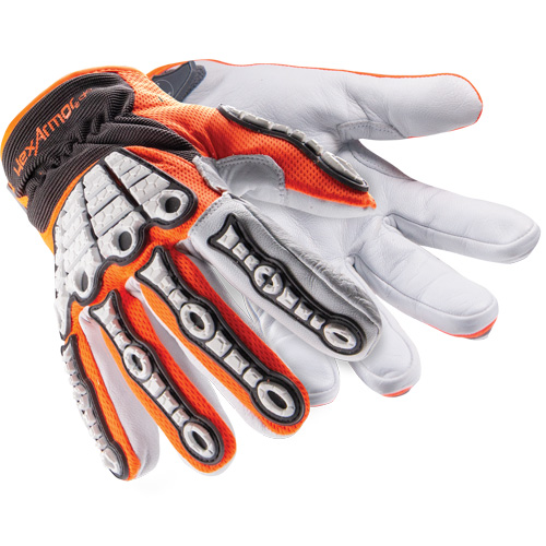 Gants r&eacute;sistants aux chocs Chrome SLT Oasis 4073, 6/T-petit, Paume en Ch&egrave;vre, Poignet Boucle et crochet Groupe Belzile Dickner