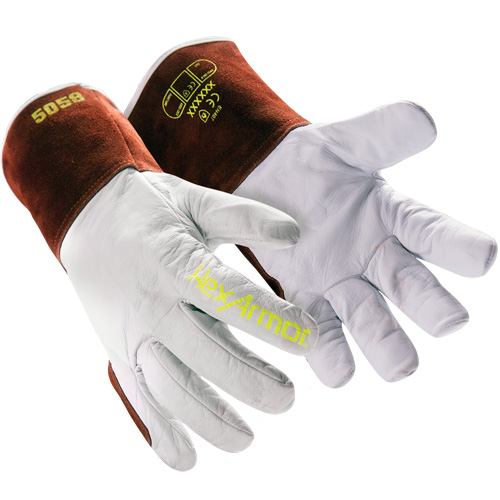 HeatArmor&reg; 5058 Welding Gloves, Grain Goatskin, Size Small/7 Groupe Belzile Dickner
