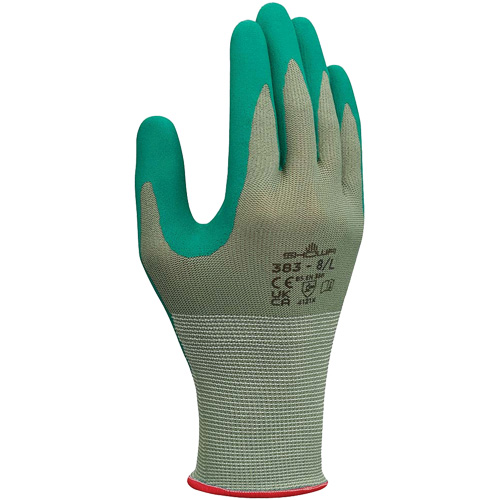 383 Biodegradable Working Gloves, 6/Small, Nitrile Coating, 13 Gauge, Polyester Shell Groupe Belzile Dickner
