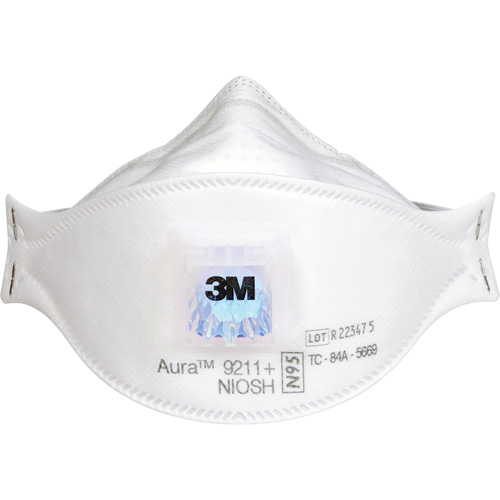 Respirateur &agrave; particules Aura 9211+, N95, Certifi&eacute; NIOSH Groupe Belzile Dickner