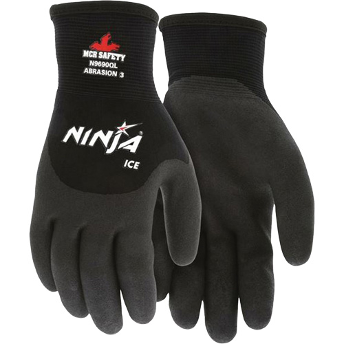 Ninja&reg; Ice Insulated Winter Gloves, Medium, HPT Coating, 15 Gauge, Nylon Shell Groupe Belzile Dickner