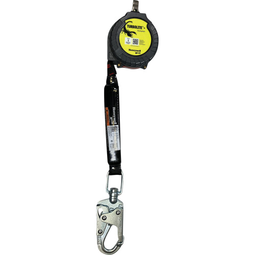 Miller TurboLite+ Scorpion Personal Fall Limiter, 9', Web, Swivel Groupe Belzile Dickner
