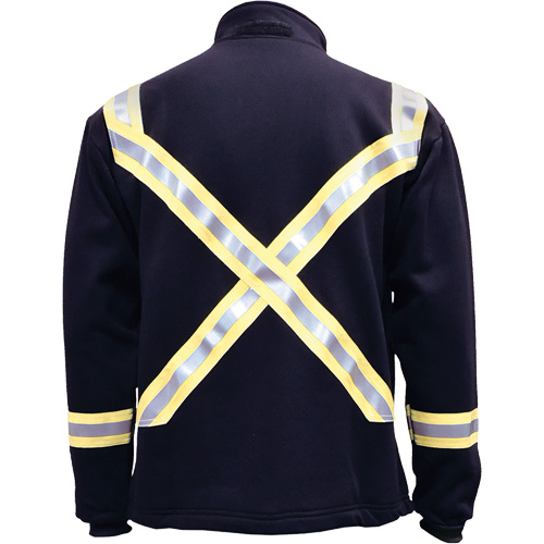 Veste FR ray&eacute;e en molleton &agrave; fermeture &agrave; glissi&egrave;re compl&egrave;te, 4T-Grand, Bleu marin Groupe Belzile Dickner