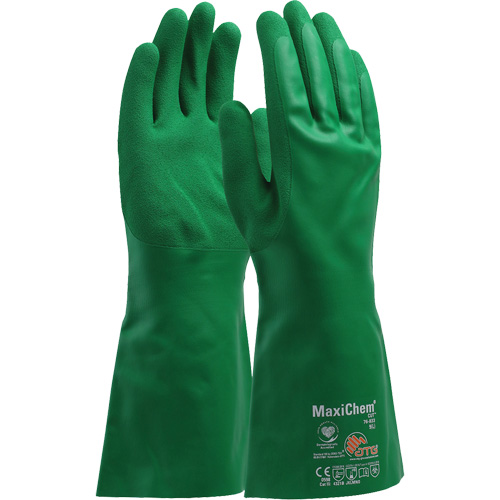 Gants r&eacute;sistants aux produits chimiques ATG MaxiChem Cut, Taille Petit, 14" lo, Nitrile Groupe Belzile Dickner