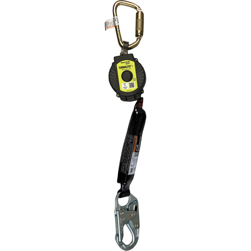 Miller TurboLite+ Personal Fall Limiter, 6', Web, Stationary Groupe Belzile Dickner