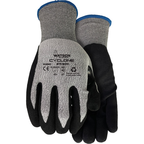 388 Stealth Cyclone Cut Resistant Gloves, Size X-Small, 18 Gauge, Nitrile Coated, HPPE/Polyester Shell, ASTM ANSI Level A2/EN 388 Level 3 Groupe Belzile Dickner