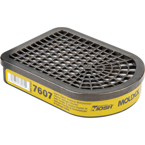 Cartouche pour respirateur semi-rectangulaire, Cartouche gaz/vapeur, Gaz multiples/Vapeurs Groupe Belzile Dickner