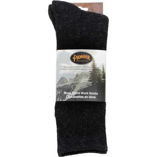 124B Thermal Socks, Unisex, One Size, Black, Wool Blend Groupe Belzile Dickner