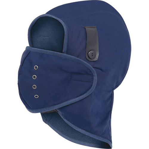 566N Hardhat Liner, Fleece Lining, One Size, Navy Blue Groupe Belzile Dickner