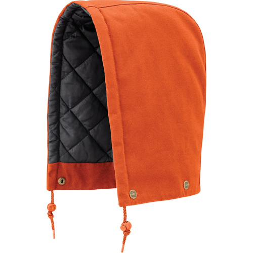 539 Capuchon pour parka, blouson aviateur ou combinaison de s&eacute;curit&eacute; matelass&eacute;e, Orange, Coton Groupe Belzile Dickner