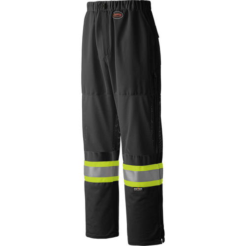6003BKP Traffic Safety Pants, Polyester, Small, Black Groupe Belzile Dickner