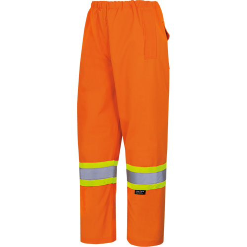 5576 Pantalon de s&eacute;curit&eacute; hydrofuge de 450D, Polyester/Polyur&eacute;thane, Petit, Orange haute visibilit&eacute; Groupe Belzile Dickner