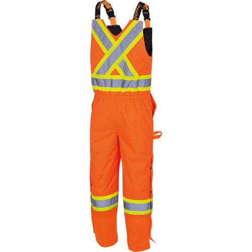 5040 Waterpoof Quilted Safety Overalls, Polyester, Small, High Visibility Orange Groupe Belzile Dickner
