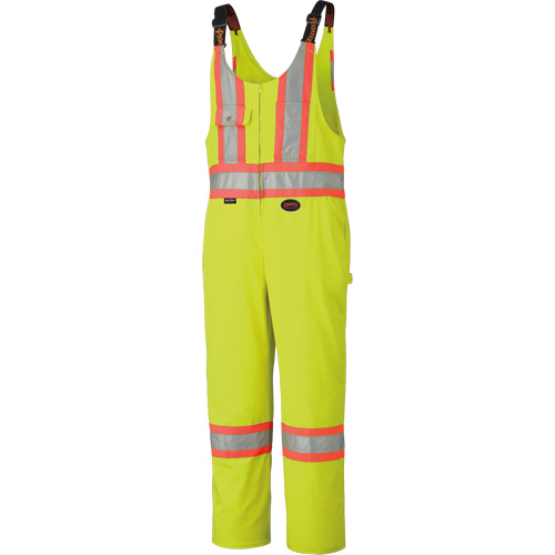 6616T Combinaison robuste haute visibilit&eacute;, Poly-coton, 40 (grand taille), Jaune lime haute visibilit&eacute; Groupe Belzile Dickner
