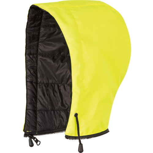 5771H Capuchon pour manteau de s&eacute;curit&eacute; haute visibilit&eacute; r&eacute;versible, Jaune lime haute visibilit&eacute;, Nylon/Polyester Groupe Belzile Dickner