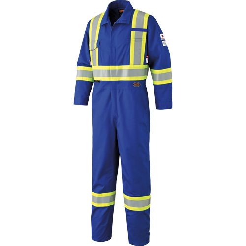 7704T FR-Tech&reg; Arc-Rated Coverall, Size 40 (Tall), Royal Blue, 10 cal/cm² Groupe Belzile Dickner