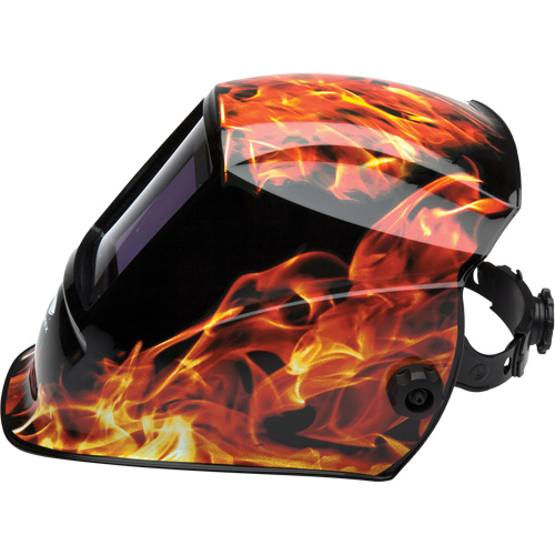 Leadhead&reg; Auto Darkening Welding Helmet, 3.8" L x 3.4" W View Area, 9 - 13 Shade Range Groupe Belzile Dickner