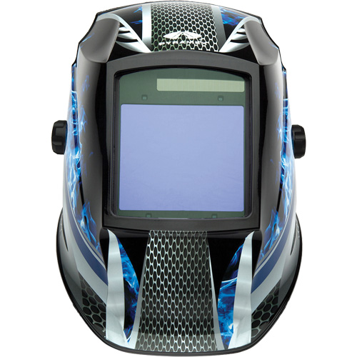Leadhead&reg; Auto Darkening Welding Helmet, 3.8" L x 3.4" W View Area, 9 - 13 Shade Range Groupe Belzile Dickner