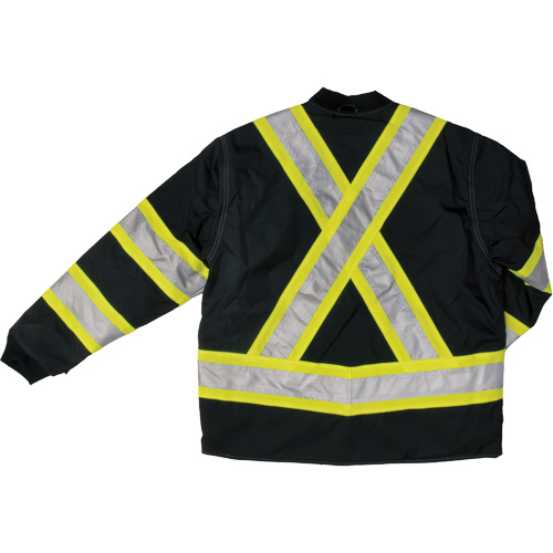Ripstop 4-in-1 Safety Jacket, Polyester, Black, X-Small Groupe Belzile Dickner