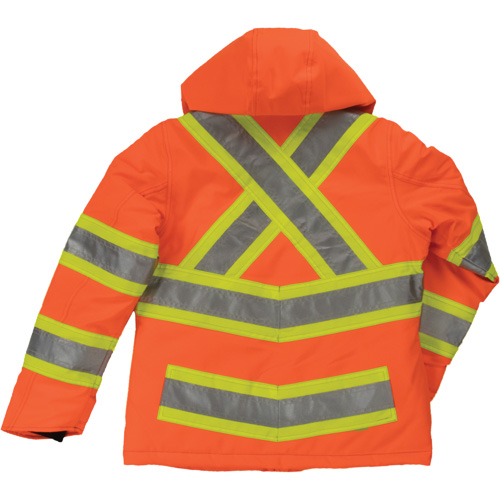 Womens Insulated Flex Safety Jacket, Polyester, High Visibility Orange, X-Large Groupe Belzile Dickner