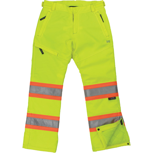 Womens Insulated Flex Safety Pant, Polyester, 2X-Large, High Visibility Lime-Yellow Groupe Belzile Dickner