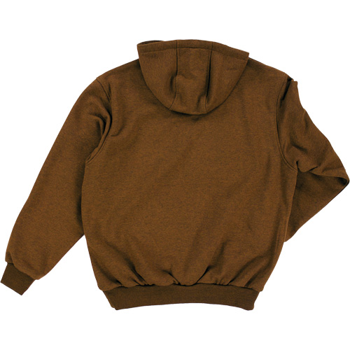 Water Repellent Fleece Pullover Hoodie, Men's, Small, Brown Groupe Belzile Dickner