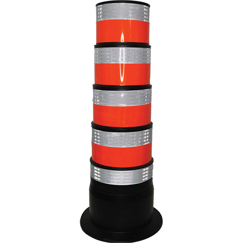 Channelizer, 47.25" High, Orange/White Groupe Belzile Dickner